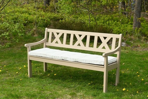 Hovedbilde Milano benkepute 150x50 cm - design Perlemorsbeige