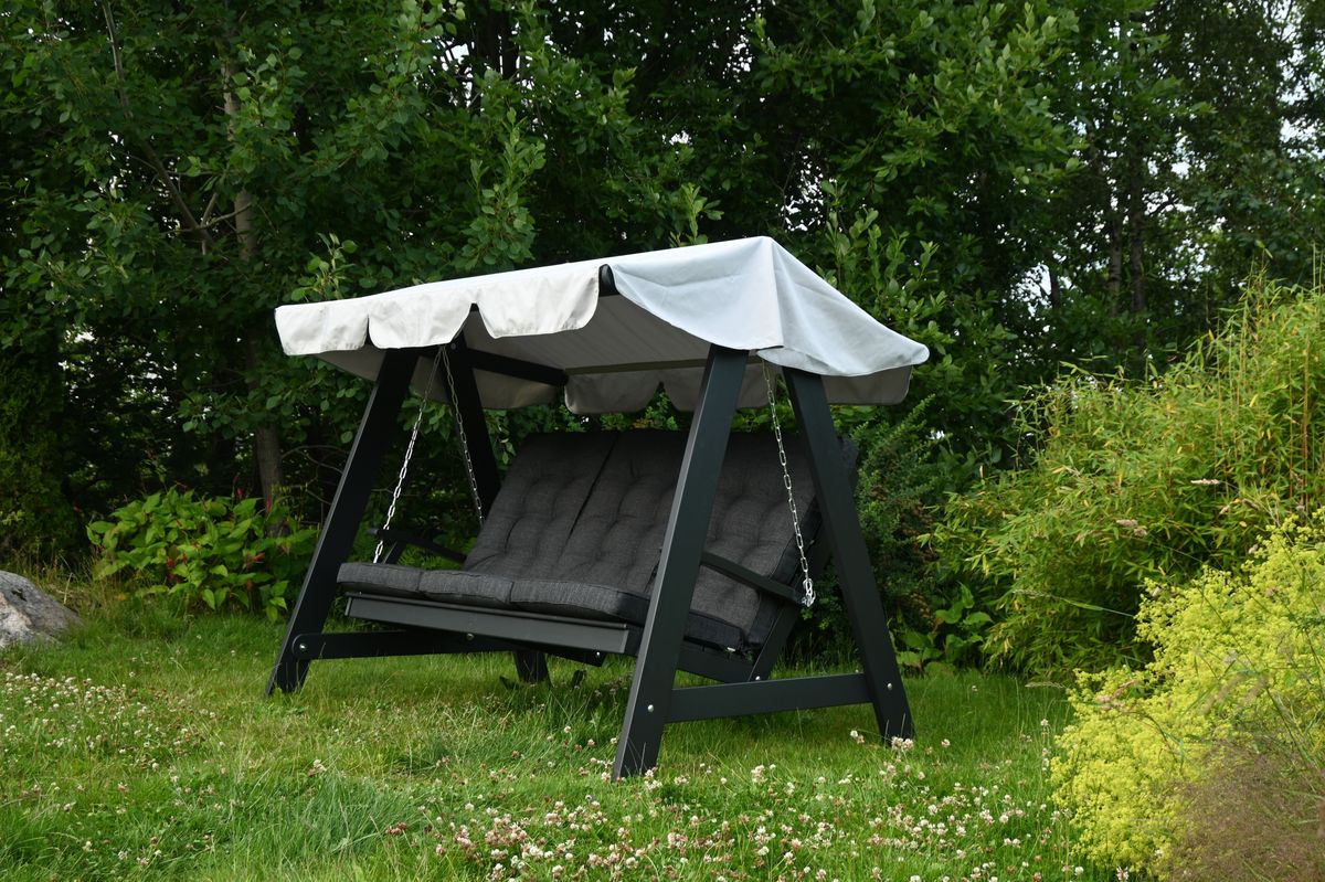 Texas Høy hammock putesett - design Melangesort, 3 puter 