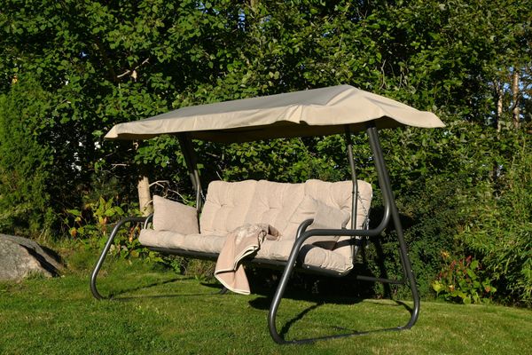 Hovedbilde Monaco komplett hammock m/ tak og puter -  beige