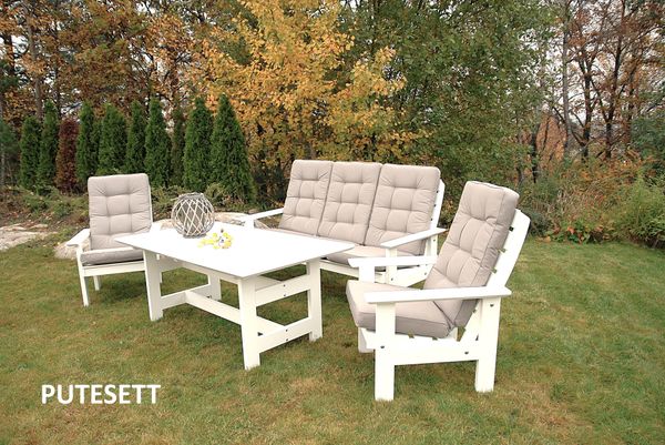 Hovedbilde Texas Høy putesett 3+1+1 - design Panamabeige, 5 puter 