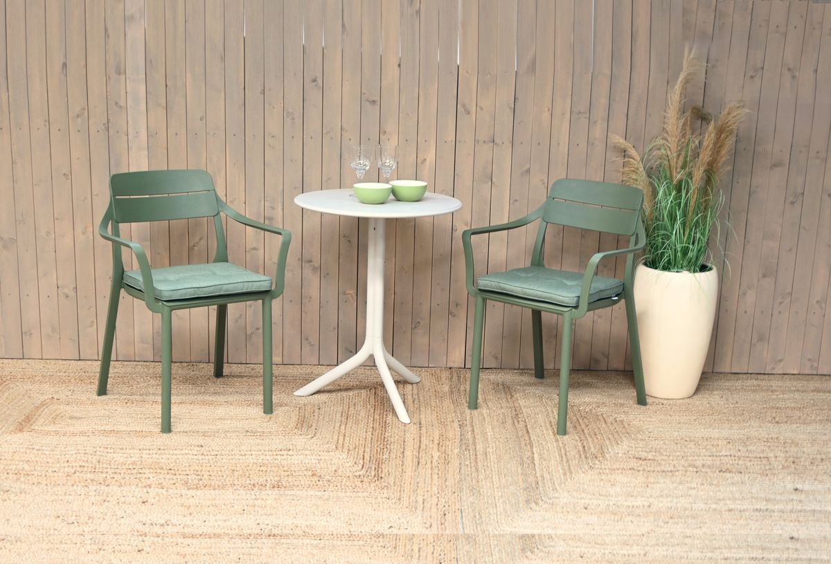 Nardi Cassia stabelbar spisestol - kaktusgrønn