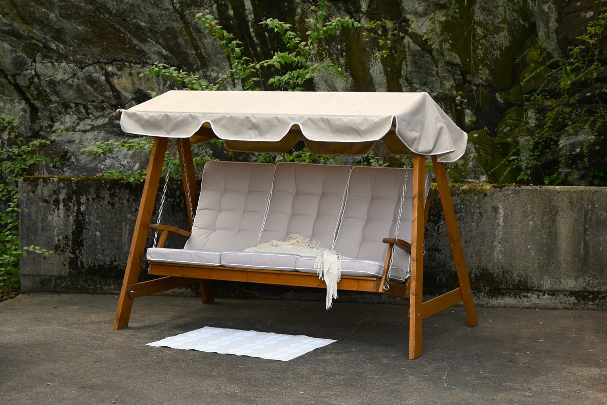 Texas Høy hammock putesett - design Panamabeige Extra, 3 puter 