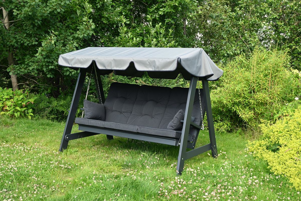Iduna Høy hammock putesett - design Antrasittgrå, 5 puter 