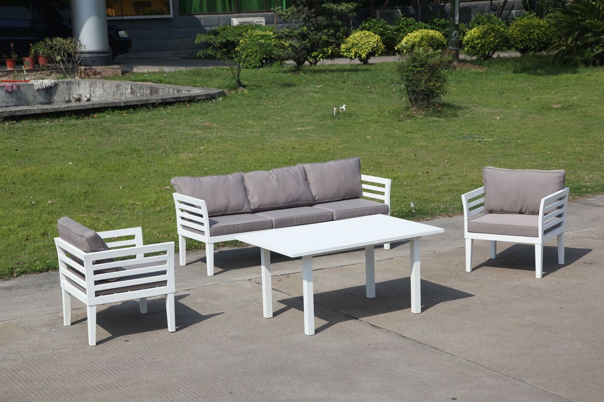 Apollo sofaspisebord 140x80 cm - hvit