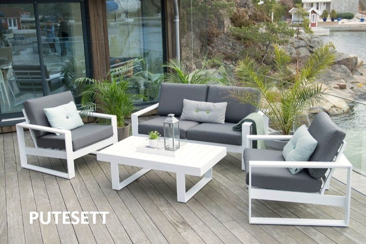 Vinci 77 putesett 2+1+1 - design Antrasittgrå, 8 puter