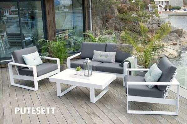 Hovedbilde Vinci 77 putesett 2+1+1 - design Antrasittgrå, 8 puter