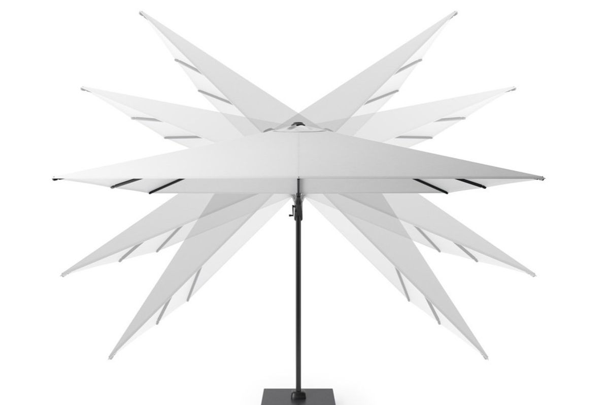 Platinum Voyager T2 hengeparasoll 270x270 m m/kryssfot - elfenbensbeige/sandstone