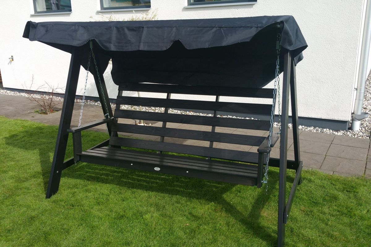Melby hammock med tak - sort