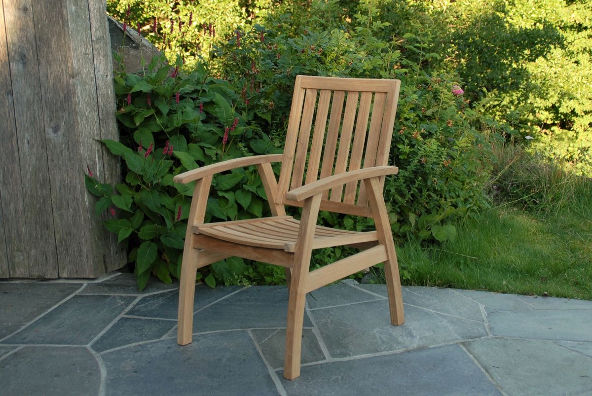 Dana sett 4 stoler+salongbord - teak