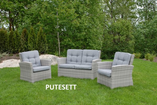 Hovedbilde Support Medium putesett 2+1+1 - design Melangegrå, 4 puter 