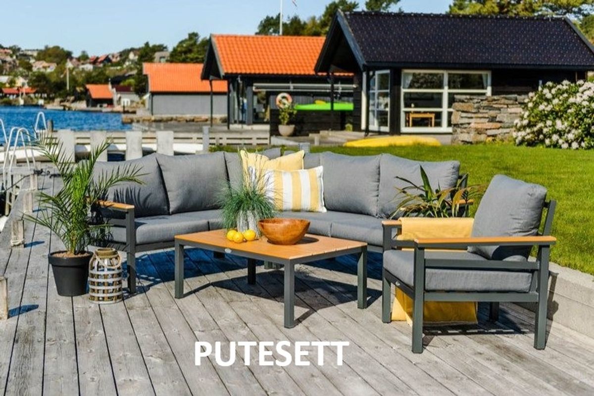 Lexington 60 putesett til hjørnesofa+stol - design Harmonigrå, 13 puter