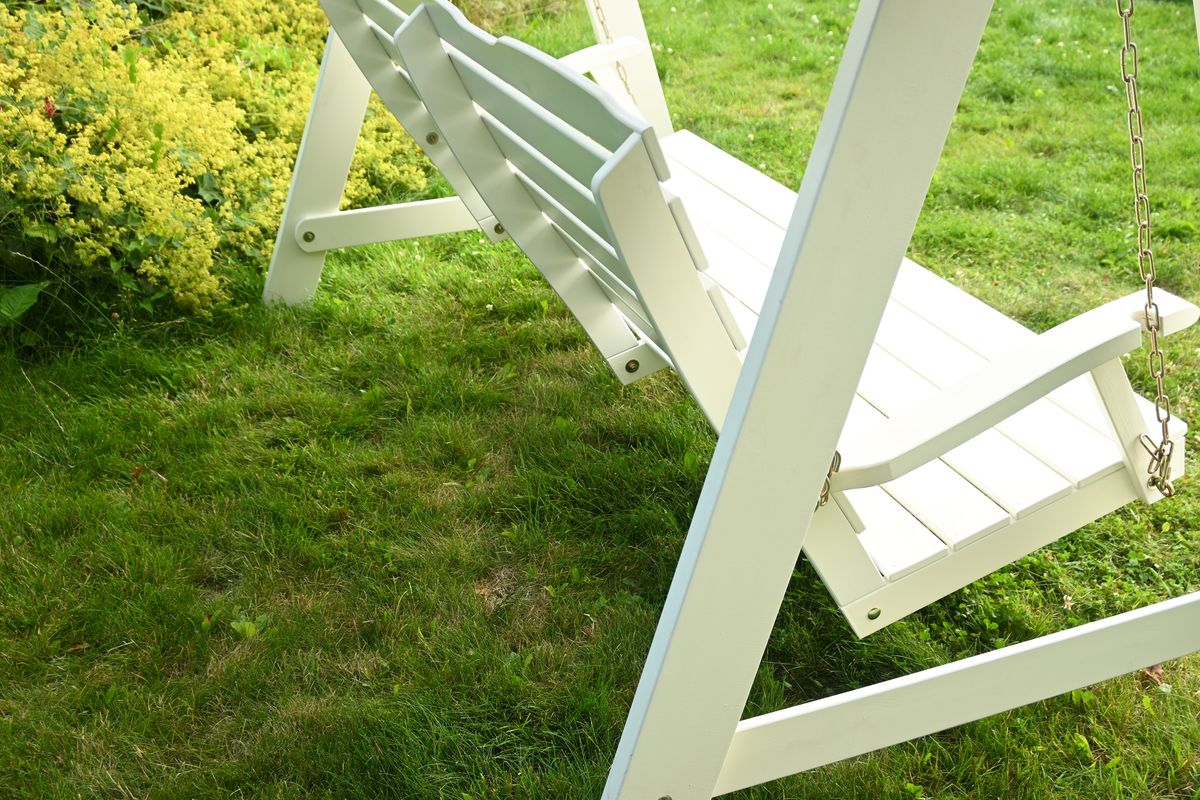 Dalom hammock med tak - hvit/hvitt tak