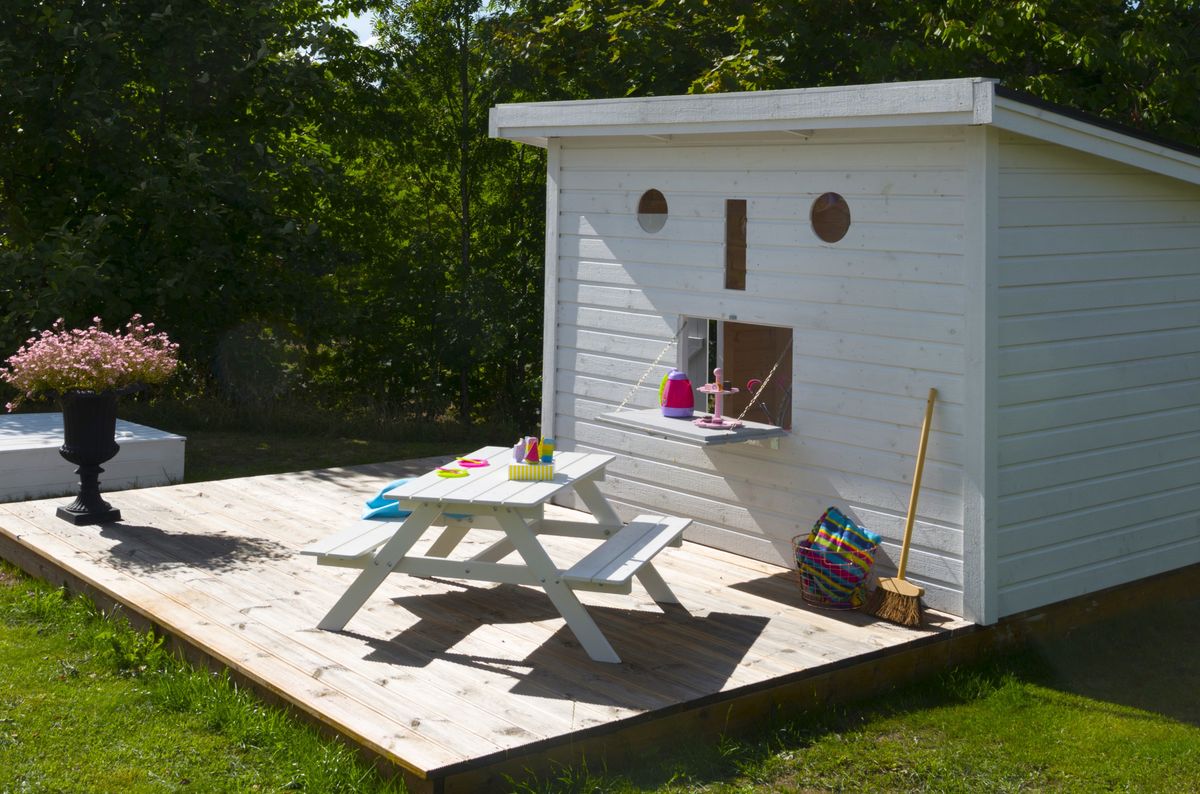 Kids  benkesett for barn - hvit