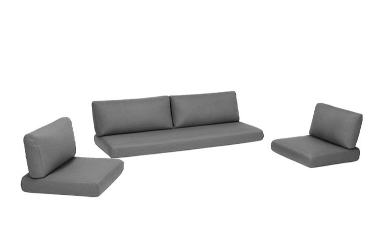 Reno putesett 3+1+1 - design Harmonigrå, 7 puter