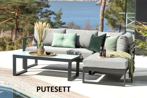 Hovedbilde  Vegas putesett til hjørnesofa - design Harmonigrå, 6 puter