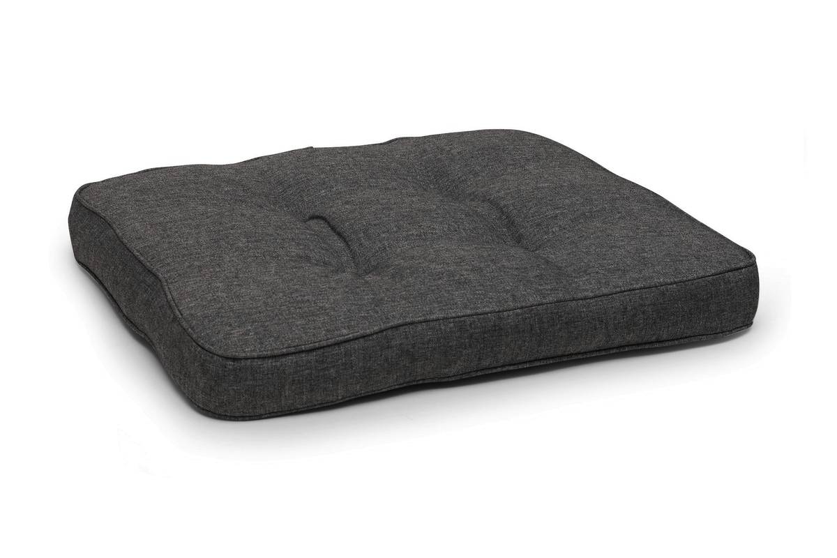Support Alu putesett til hvilestolsett - design Melangesort, 4 puter 